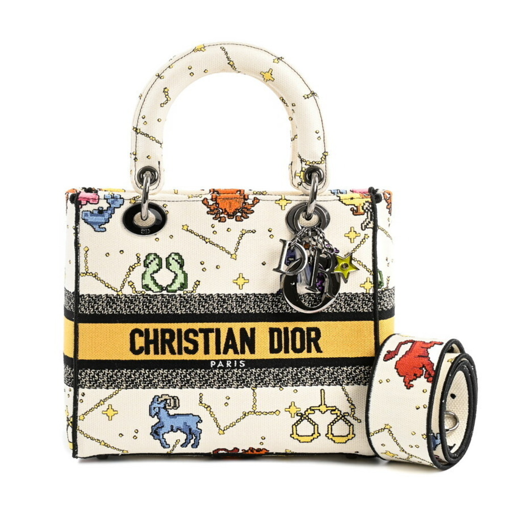 Dior Lady Lite Handbag White